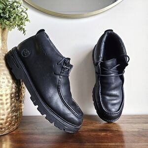 Timberland Chukka Boots Mens 13M Black Lace Chunky 59019 Rugged Street 2